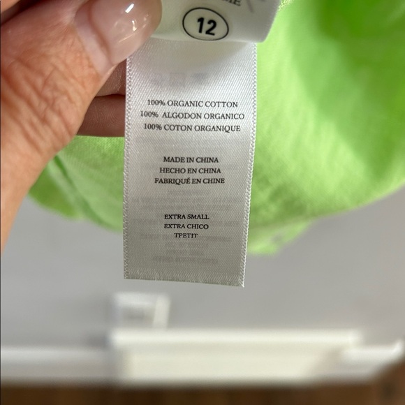 Rails Ellis Gauzy cotton Button Up Shirt in Jade Lime - Picture 9 of 10